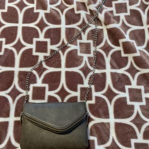 Grey Crossbody Bag
